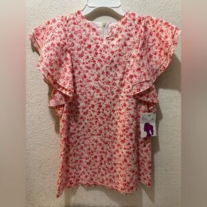 NWT Gabby by Lui Girls Size 7 Dress Pockets Cotton $54